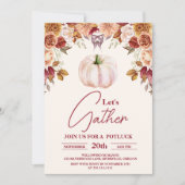 Invitation Retrouvons les fêtes du Dîner d'action de grâce (Devant)