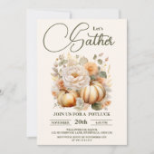 Invitation Retrouvons les fêtes du Dîner d'action de grâce (Devant)