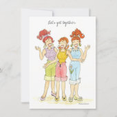 Invitation Retrouvons l'Invitation Bar-B-Q (Devant)