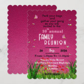 Invitation Réunion  (Devant / Derrière)