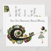 Invitation Réunion annuelle de l'Association. (Devant / Derrière)