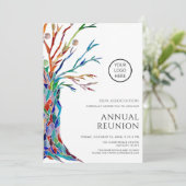 Invitation Réunion annuelle personnalisée (Debout devant)