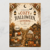 Invitation Réunion cosy d'Halloween (Devant)