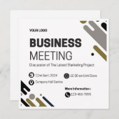 Invitation Réunion d'affaires (Devant / Derrière)