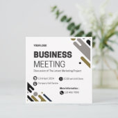 Invitation Réunion d'affaires (Debout devant)