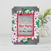 Invitation Réunion d'amis (Debout devant)