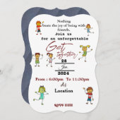 Invitation Réunion d'amis (Devant / Derrière)