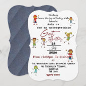 Invitation Réunion d'amis (Devant / Derrière)