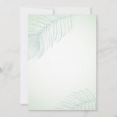 Invitation Réunion dans l'arbre généalogique Enregistrer la d (Dos)