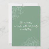 Invitation Réunion dans l'arbre généalogique Enregistrer la d (Dos)