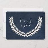 Invitation Réunion De Classe Avec Silver Laural (Devant)