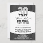 Invitation Réunion de classe personnalisable (Devant)