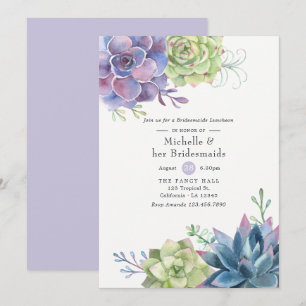 Invitation Réunion de demoiselles d'honneur de mariage aux su