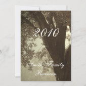 Invitation Réunion de famille..Antique Sepia Tone (Devant)