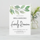 Invitation Réunion de famille aquarelle (Debout devant)