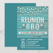 Invitation Réunion de famille Barbecue annuel Barbecue Rustiq (Devant / Derrière)