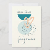 Invitation Réunion de famille Boho moderne (Devant)