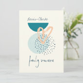 Invitation Réunion de famille Boho moderne (Debout devant)