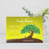 Invitation Réunion de famille (Citron) (Debout devant)