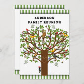 Invitation Réunion de famille créative (Devant / Derrière)