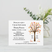 Invitation Réunion de famille d'automne, fête ou événement (Debout devant)