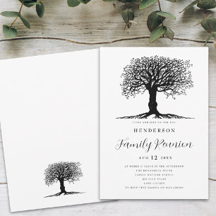 Invitation Réunion de famille de l'arbre généalogique