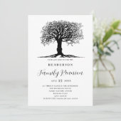 Invitation Réunion de famille de l'arbre généalogique (Debout devant)