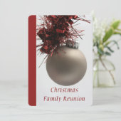 Invitation Réunion de famille de Noël (Debout devant)