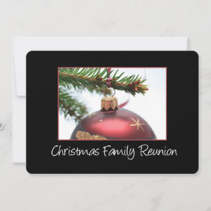 Invitation Réunion de famille de Noël