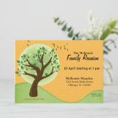 Invitation Réunion de famille de printemps (Debout devant)