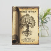 Invitation Réunion de famille - Défilement de l'arbre de fami (Debout devant)