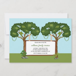 Invitation Réunion de famille des Arbres