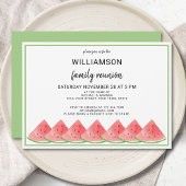 Invitation Réunion de famille d'été de pastèque