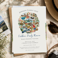 Réunion de famille illustrée des Caraïbes