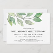 Invitation Réunion de famille moderne (Devant)