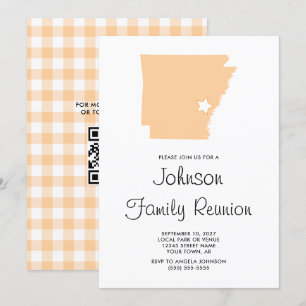 Invitation Réunion de famille Peach Arkansas