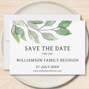 Invitation Réunion de famille, Sauvegarder la date