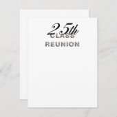 Invitation Réunion de la 25e classe TEE (Devant / Derrière)