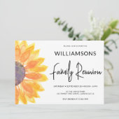 Invitation Réunion de la famille des tournesols (Debout devant)