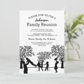 Invitation Réunion de l'arbre familial (Debout devant)