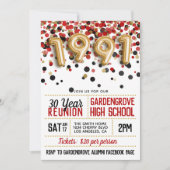 Invitation Réunion de l'école secondaire en 1991 (Devant)