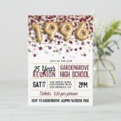 Invitation Réunion de l'école secondaire en 1996 (Debout devant)