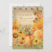 Invitation Réunion de récolte (Devant)