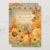 Invitation Réunion de récolte (Devant / Derrière)