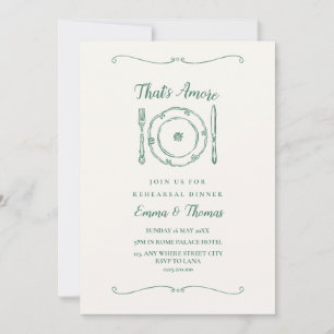 Invitation Réunion de répétition italienne Whimsical That's A