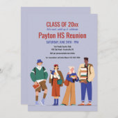 Invitation Réunion des amis de l'école  (Devant / Derrière)