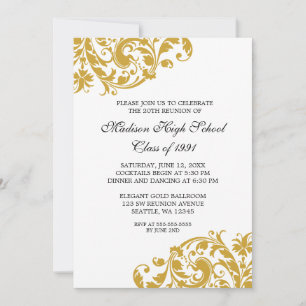 Invitation Réunion des anciens de la promotion Gold and Black
