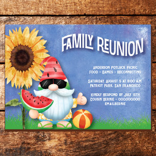 Invitation Réunion d'été familiale