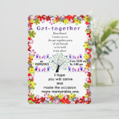 Invitation Réunion d'invitation (Debout devant)