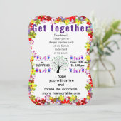 Invitation Réunion d'invitation (Debout devant)